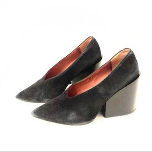 Acne Studios block heeled pumps